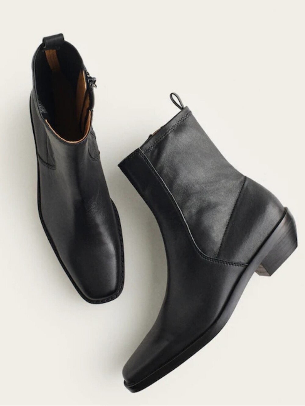 Madewell The Idris Ankle Boot NX431 Size 8.5 Black